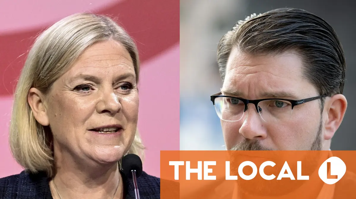 Sverigedemokraternas och socialdemokraternas ledare hals-och-hals i opinionen