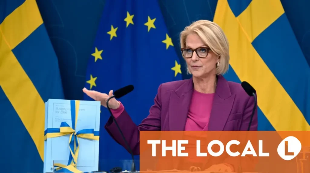 Den svenska regeringen sänker skatten med 50 miljarder kronor i budgeten för 2026