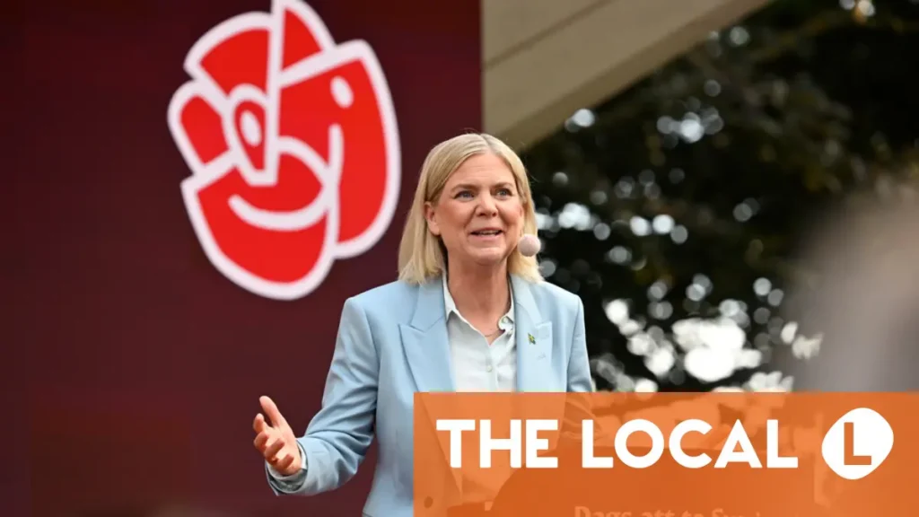 Sveriges socialdemokratiska ledare lovar att 'läka land' i nyckeltal