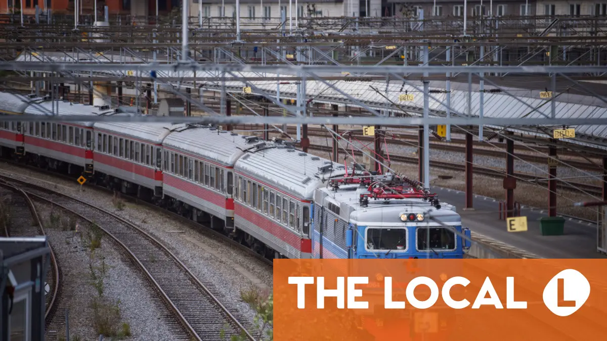 Tågtrafiken mellan Stockholm och Göteborg står fortfarande still