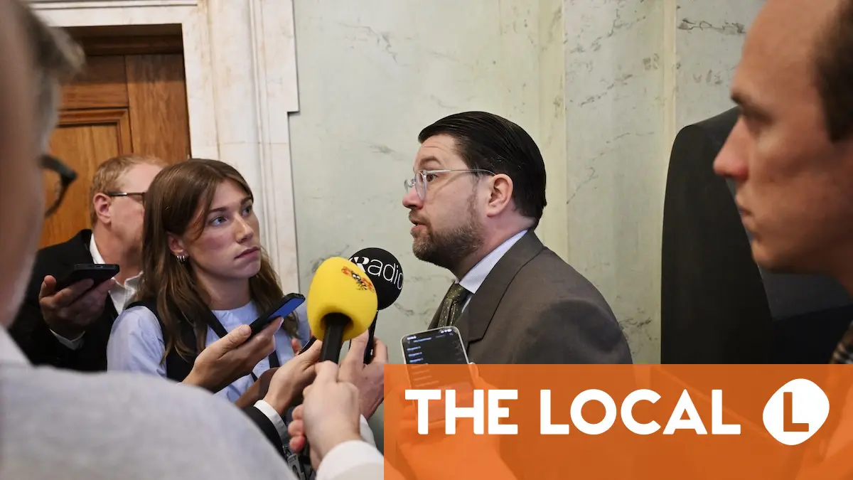 Sverigedemokraternas ledare uppmanar till omröstning om Andersson som premiärminister