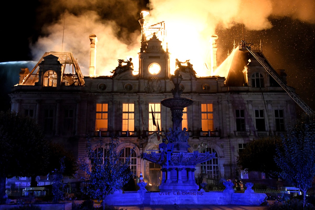 Limoge stadshusbrand